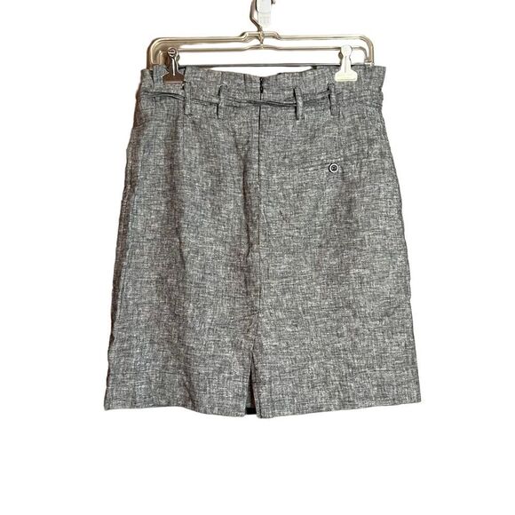 Mario Serrani grey cotton & linen skirt. Size 4 - Picture 8 of 8